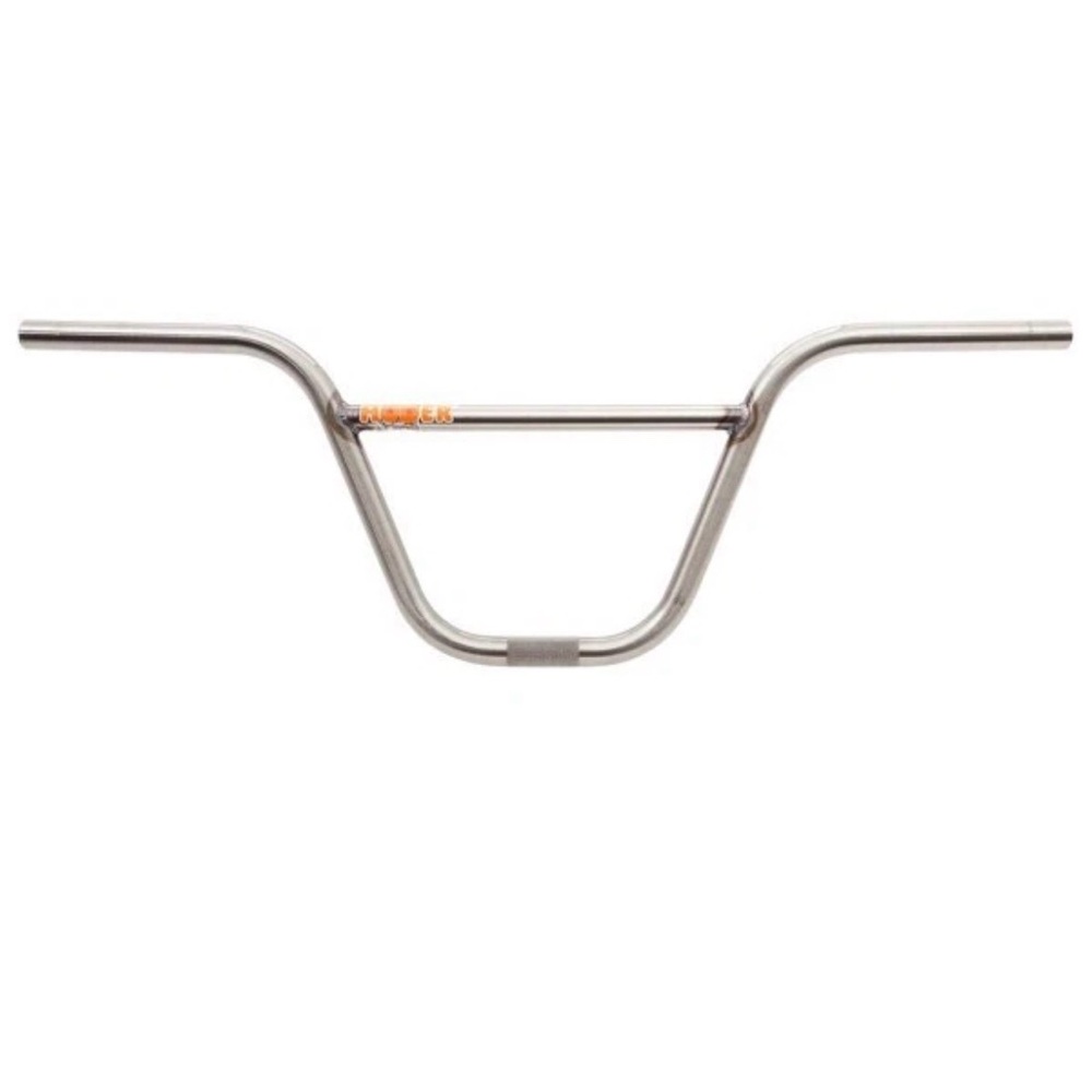 S&M BMX HODER HIGH HANDLEBAR 9" RISE BARS GLOSS CLEAR BMX HANDLEBAR FIT S&M
